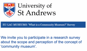 
Results from our &ldquo;What is a community museum in your region?&rdquo; Survey
